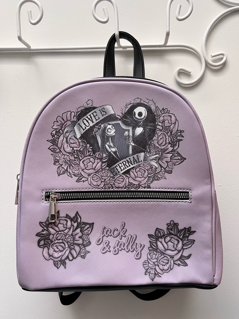 NWT Jack & Sally Mini Backpack – Love Is Eternal
